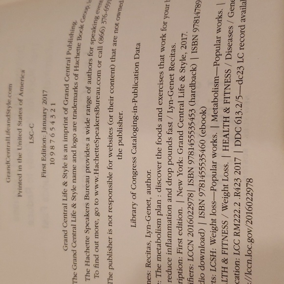 ☕ The Metabolism Plan Hardcover Book - Picture 7 of 7